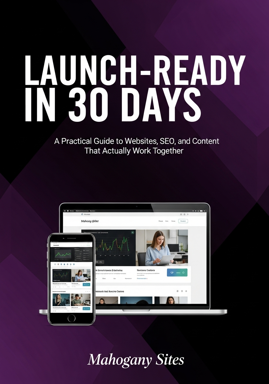 Launch-Ready in 30 Days: A Practical Guide to Websites, SEO, and Content That Actually Work Together